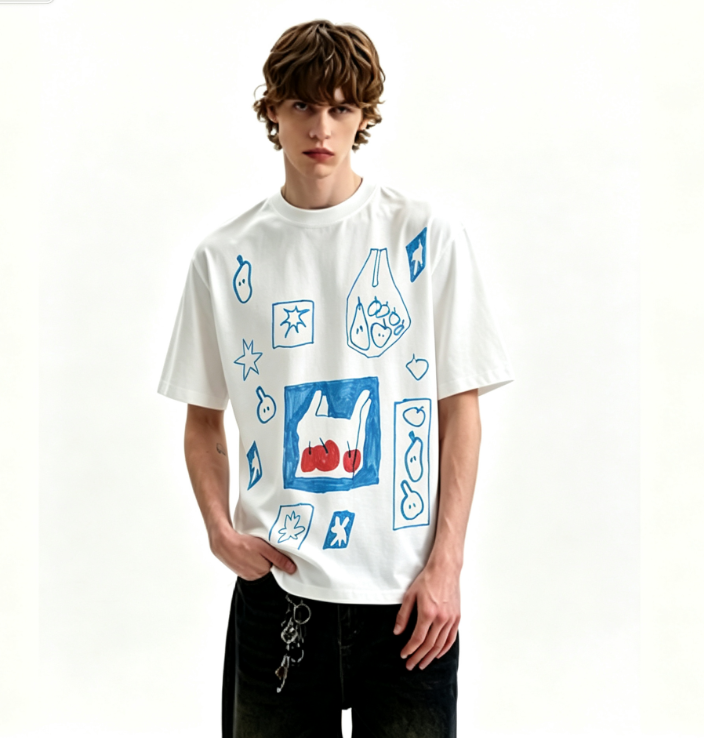 Street Fashion Trends 2026 - 2026년 여름 신상 남성용 Y2k 그래픽