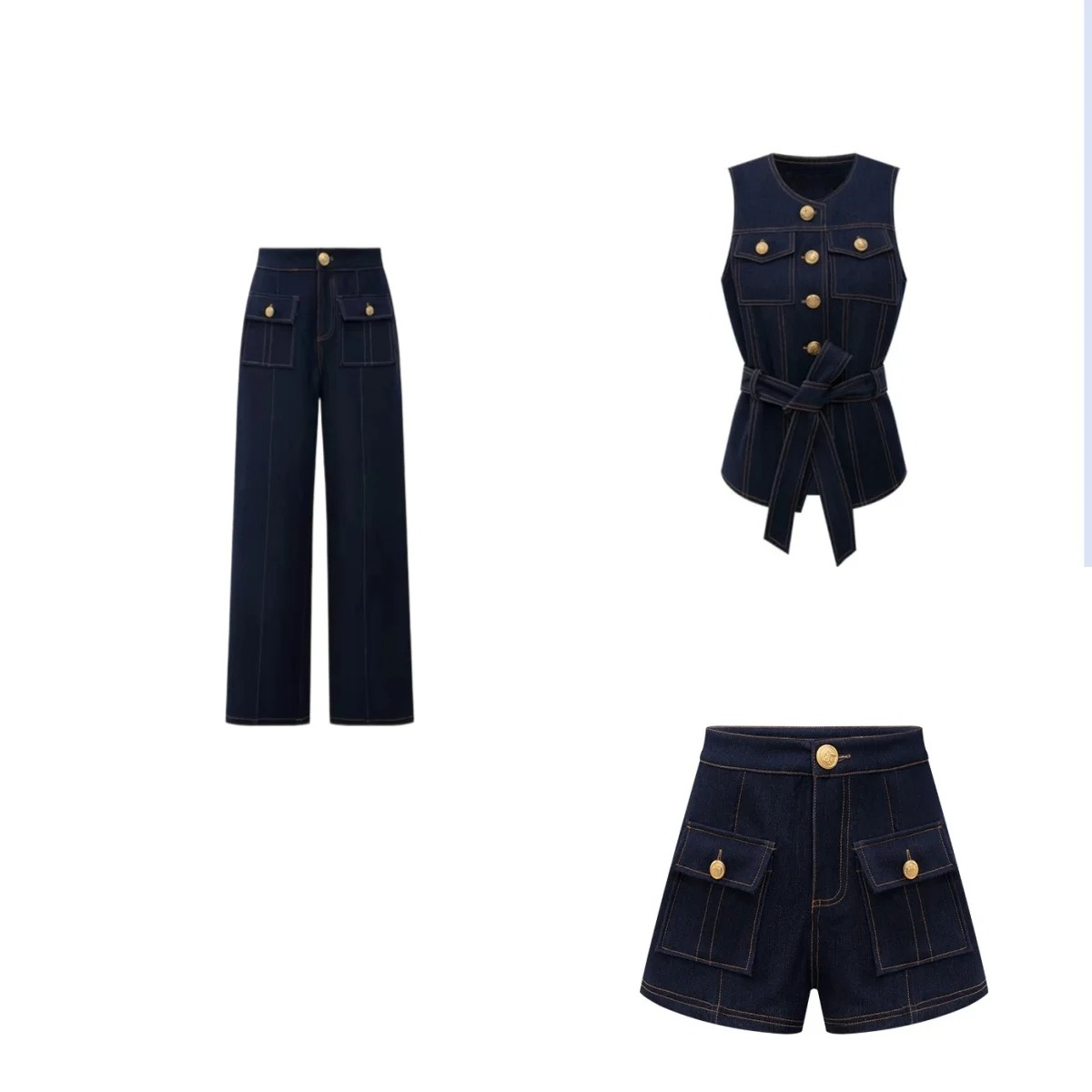 Street Fashion Trends 2026 - Y2K 2026 새로운 버튼 레트로 청
