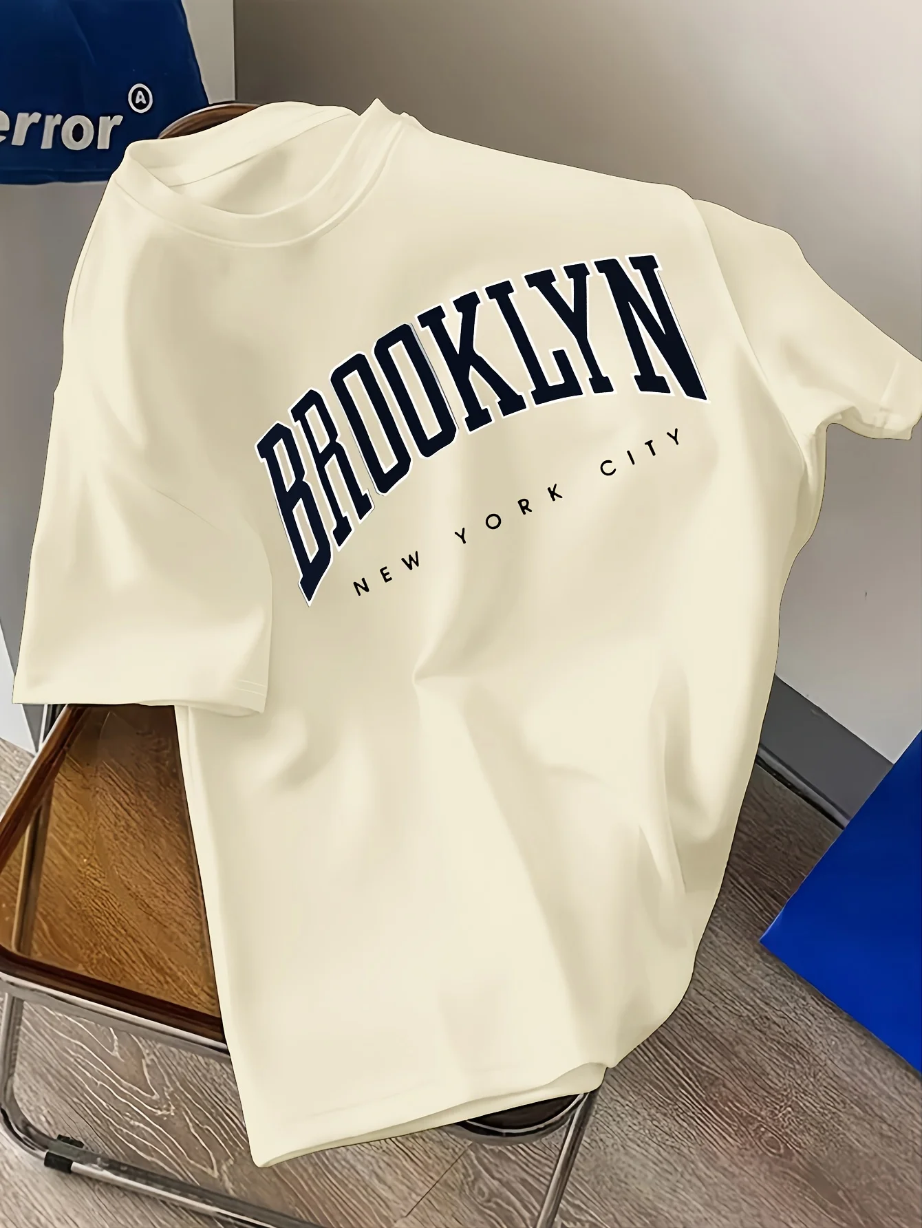 남성용 100% 면 브루클린 NYC 프린트 티셔츠 오버 - Street Fashion Nyc 리뷰 및 가격