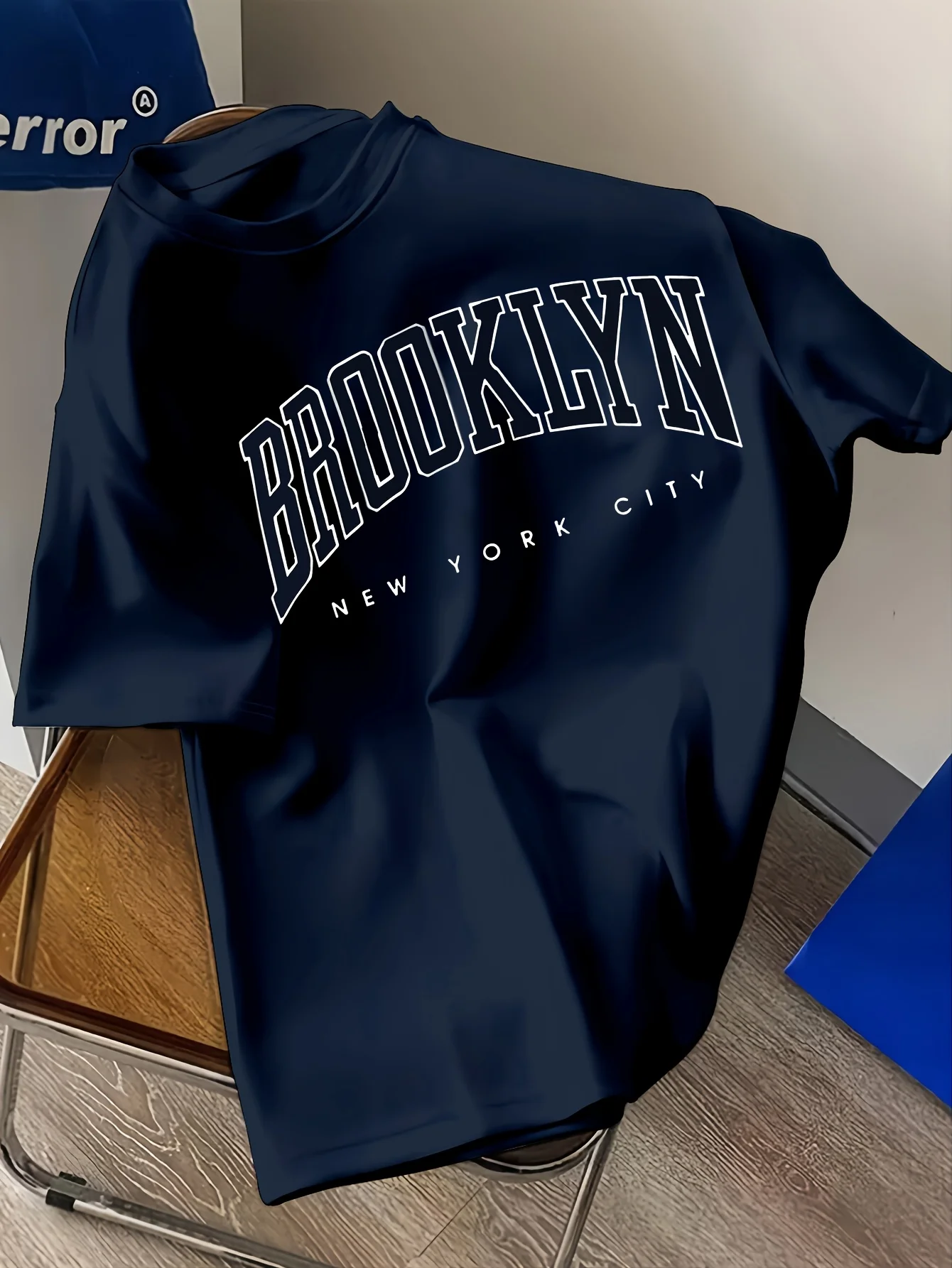 남성용 100% 면 브루클린 NYC 프린트 티셔츠 오버 - Street Fashion Nyc 리뷰 및 가격